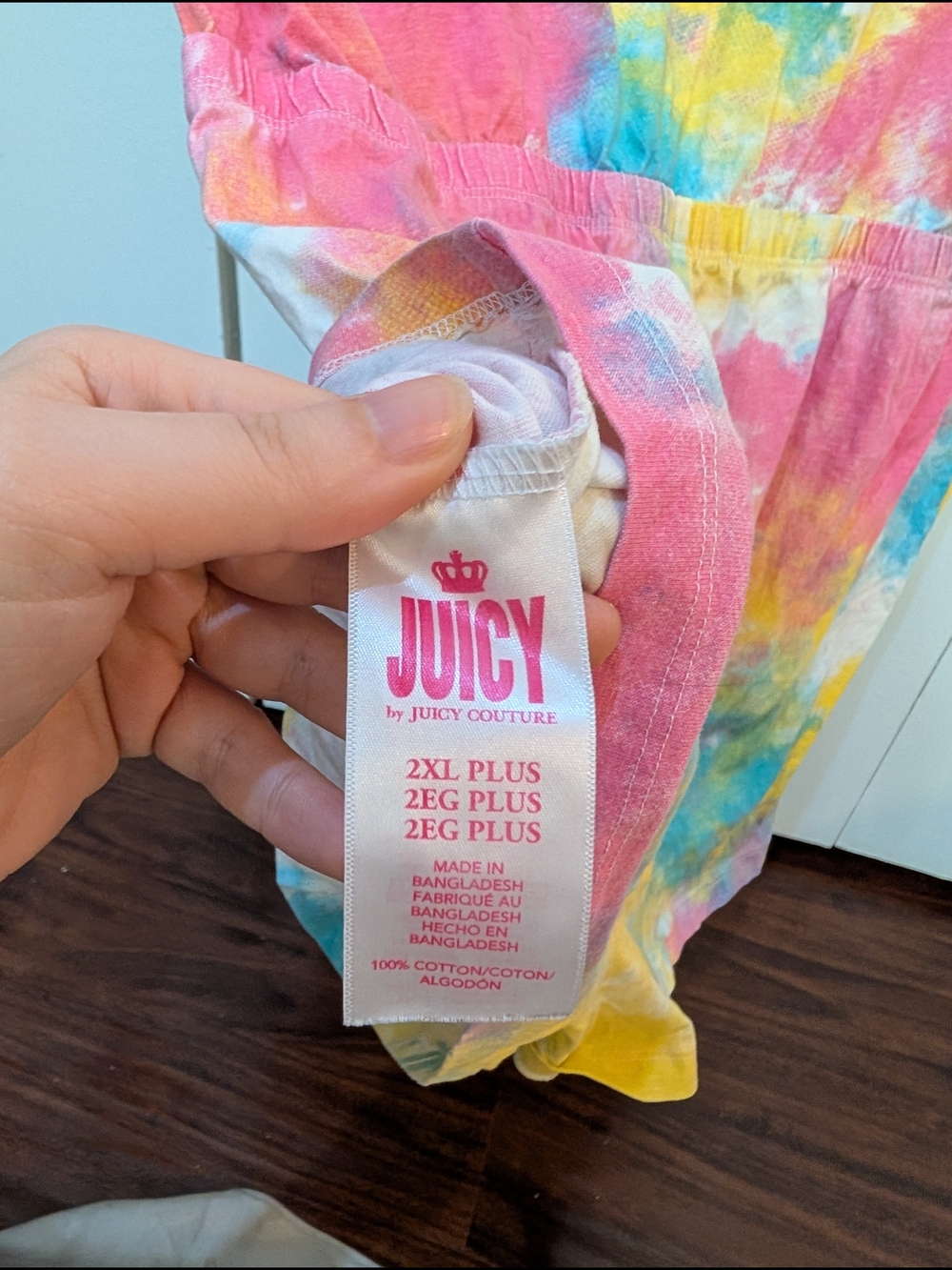 Juicy Couture Tie-Dye Romper With Fun Graphics - Picture 16 of 16